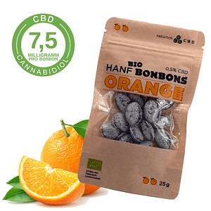 cbd hanfbonbons orange